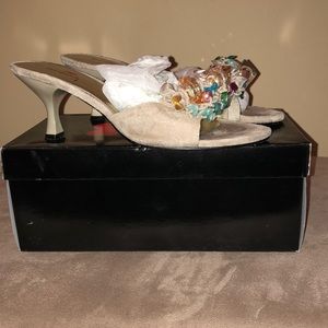 Luichiny Gewel Beige Sandal Heels